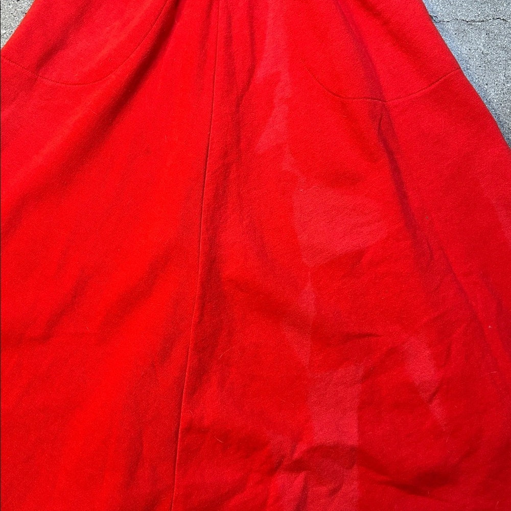 Vintage Liz Claiborne Vibrant Red Long Sleeve Dress - Picture 6 of 12